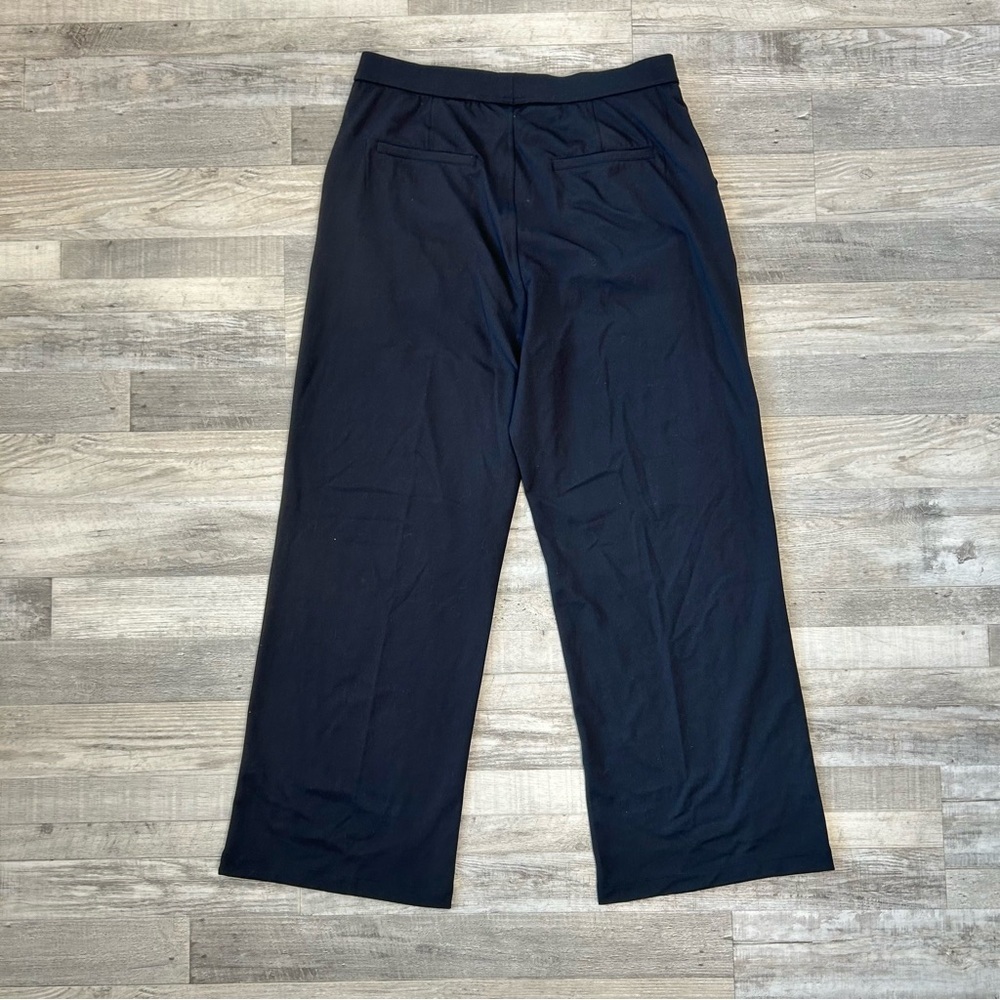 Halara Black Wide Leg Pull On Pants Women's Size XL Tall Stretch O29 - Picture 7 of 7